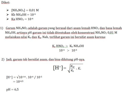 Materi Hidrolisis Dan Contoh Soal