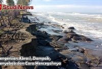 Pengertian Abrasi, Dampak, Penyebab dan Cara Mencegahnya