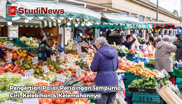 Pengertian Pasar Persaingan Sempurna, Ciri, Kelebihan & Kelemahannya