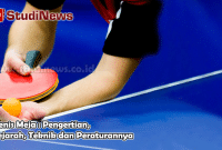 Tenis Meja Pengertian Sejarah Teknik dan Peraturannya