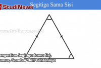 Pengertian Segitiga Sama Sisi Rumus Gambar dan Contohnya