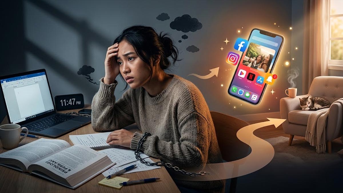 Banyak Mahasiswa Mengalaminya, Kenapa Menunda Tugas Terasa Begitu Mudah?